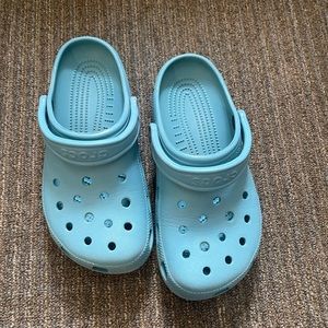 Blue crocs
